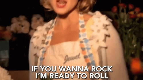 Woman Says If You Wanna Rock I'm Ready to Roll