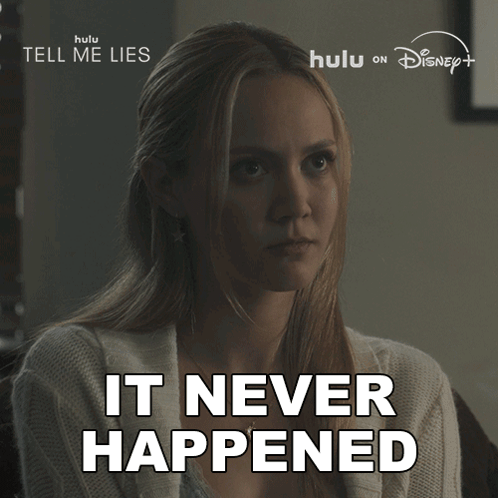Woman Says It Never Happened in Hulu Ad