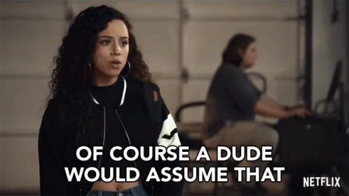 Woman Says It's A Really Good Theory GIF