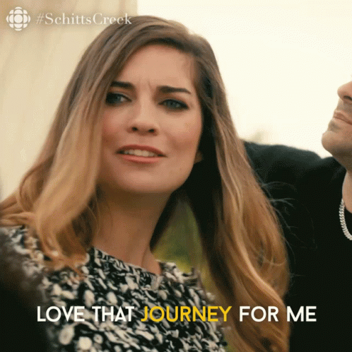 Woman Says Love That Journey For Me Man Watches GIF