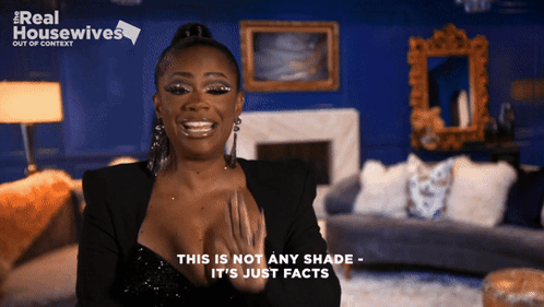 Woman Says Not Shade Just Facts Blue Wall
