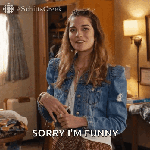 Woman Says Sorry I'm Funny