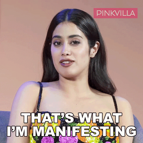 Woman Says That's What I'm Manifesting Pinkvilla Ad GIF