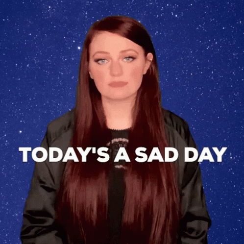 Woman Says Today's a Sad Day In Starry Sky