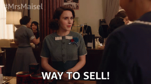 Woman Says Way to Sell
