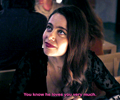 Woman Says You Know He Loves You Very Much Pink