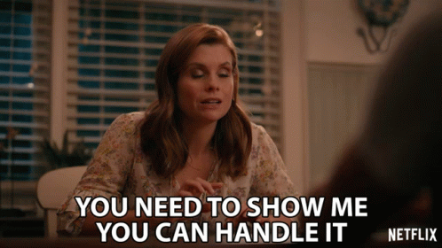 Woman Says You Need to Show Me You Can Handle It on Netflix