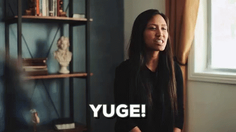 Woman Says Yuge