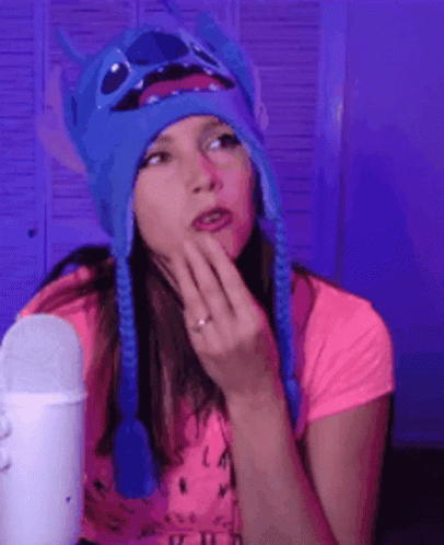 Woman Scratching Her Chin GIF