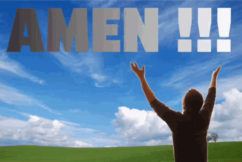 Woman Screaming Amen Hallelujah on Phone