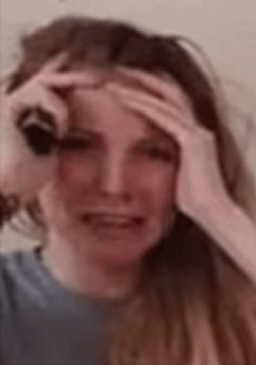 Woman Screaming Not Like This Happened GIF