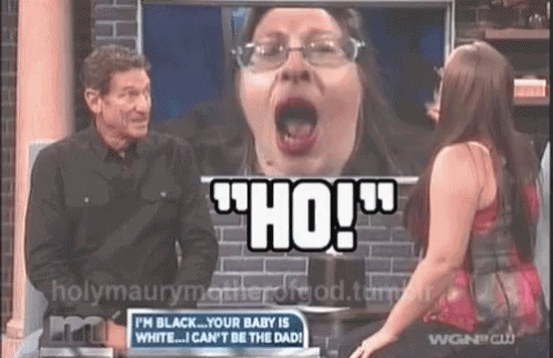 Woman Screaming on TV Show