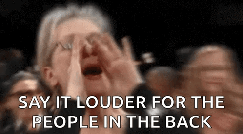 Woman Screaming Say It Louder