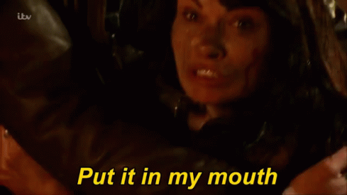 Woman Screaming Saying Put It in My Mouth