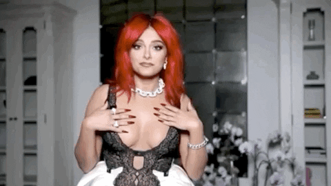 Woman Serious Then Say Just Kidding GIF