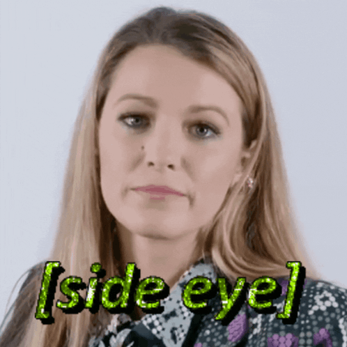 Woman Side Eye