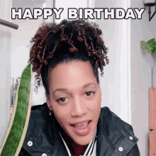 Woman Singing Happy Birthday Song GIF