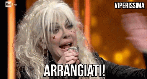 Woman Singing Into Microphone Arrangeati