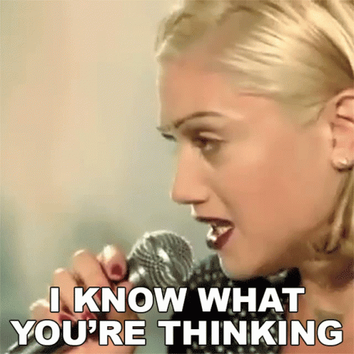 Woman Singing Into Microphone I Know What You're Thinking