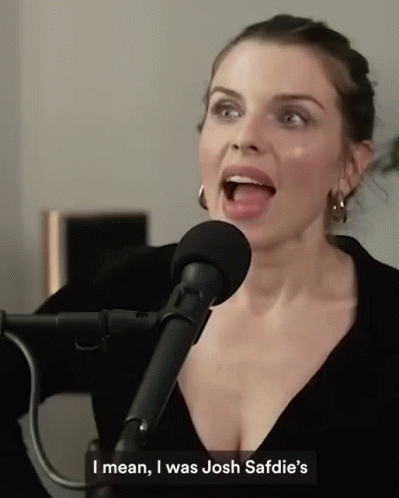 Woman Singing Into Microphone I Mean I Was Josh Safie's