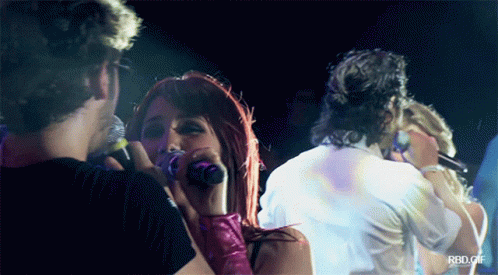 Woman Singing Into Microphone RBD GIF