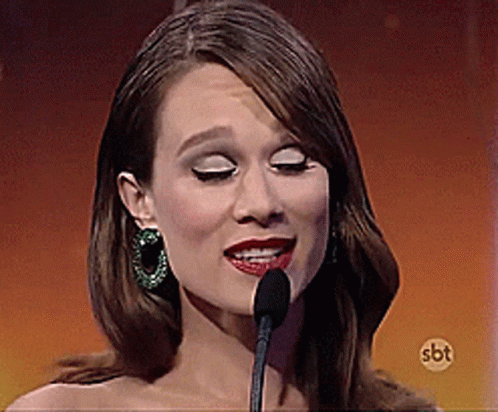 Woman Singing Into Microphone SBT