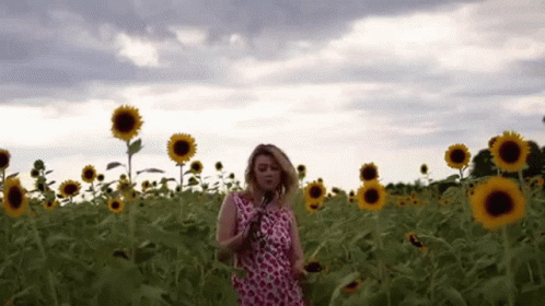 Woman Singing Into Microphone GIF