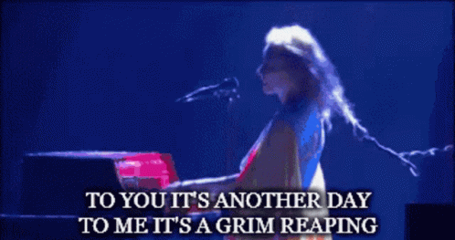 Woman Singing Mic To You It's Another Day GIF