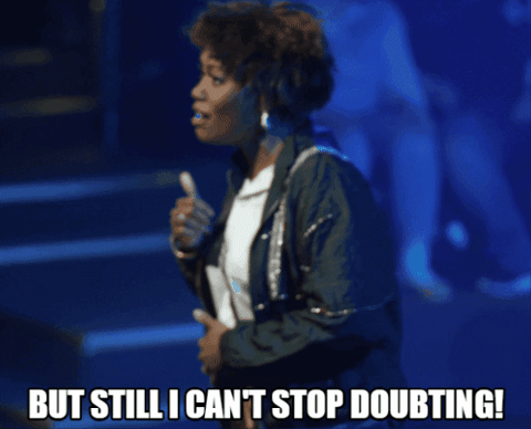 Woman Singing Stage Still Can't Stop Doubting