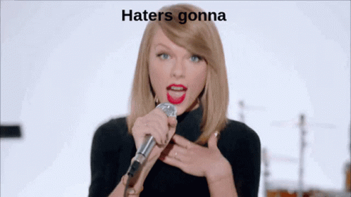 Woman Singing With Haters Gonna Band