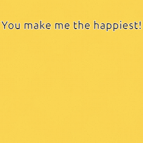 Woman Sitting in Chair Saying I'm So Happy