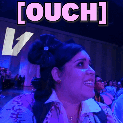 Woman Sitting in Front of Touch Sign