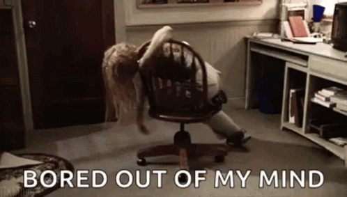 Woman Sitting in Office Chair