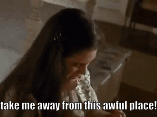 Woman Sitting On Couch Take Me Away GIF