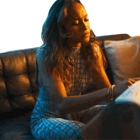 Woman Sitting With Eyes Closed
