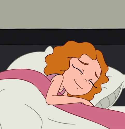 Woman Sleeping in Bed