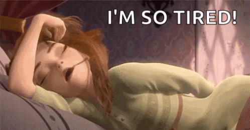 Woman Sleeping on Bed I M So Tired