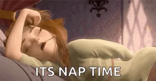 Woman Sleeping With Nap Time