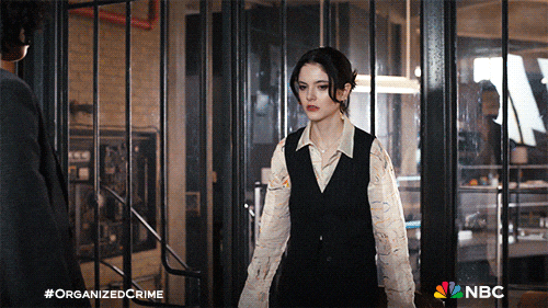 Woman Slowly Sit Down GIF