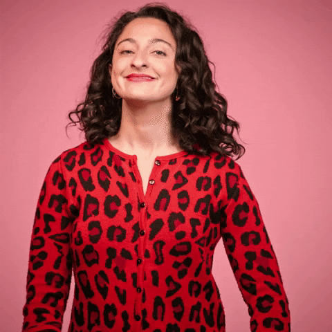 Woman Smiling And Bow GIF