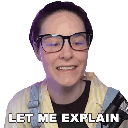 Woman Smiling and Saying Let Me Explain