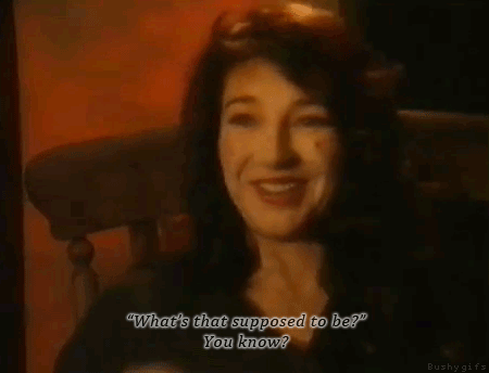 Woman Smiling Asking What's That