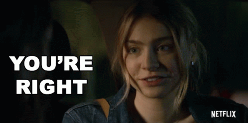 Woman Smiling Behind Netflix Ad