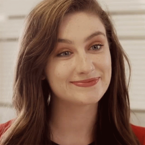 Woman Smiling Close Up GIF