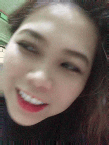 Woman Smiling Close Up GIF