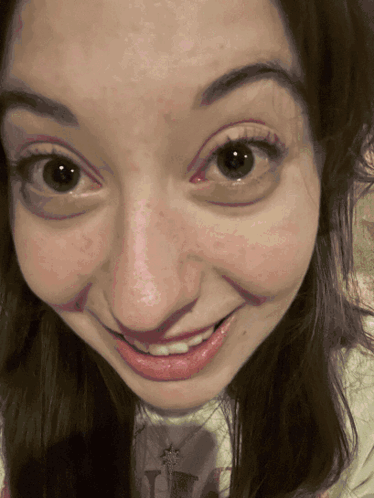 Woman Smiling Close Up
