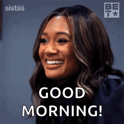 Woman Smiling Good Morning GIF