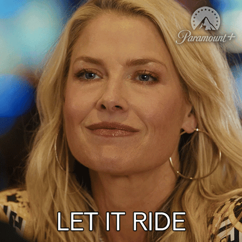 Woman Smiling Let It Ride