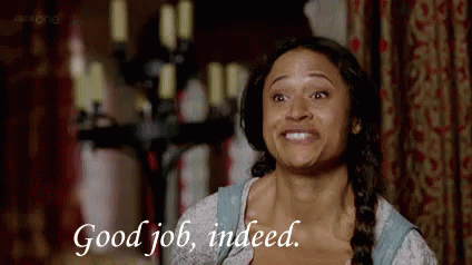 Woman Smiling Saying Good Job Indeed