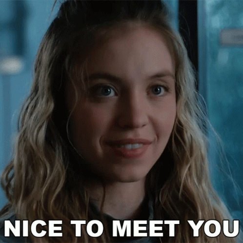 Woman Smiling Saying Nice To Meet You GIF